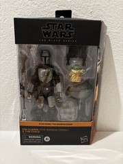 Star Wars Black Series The Mandalorian Din Djarin and The Child (Grogu) LOT D