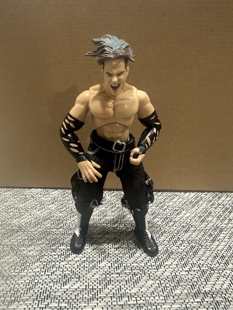Jeff Hardy WWE Jakks Finishing Moves Wrestling Figure (cut Pants)