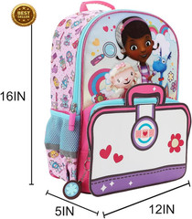 16in Plush Kids Backpack Soft Stuffed School Travel Bag Character Pack Gift Toys