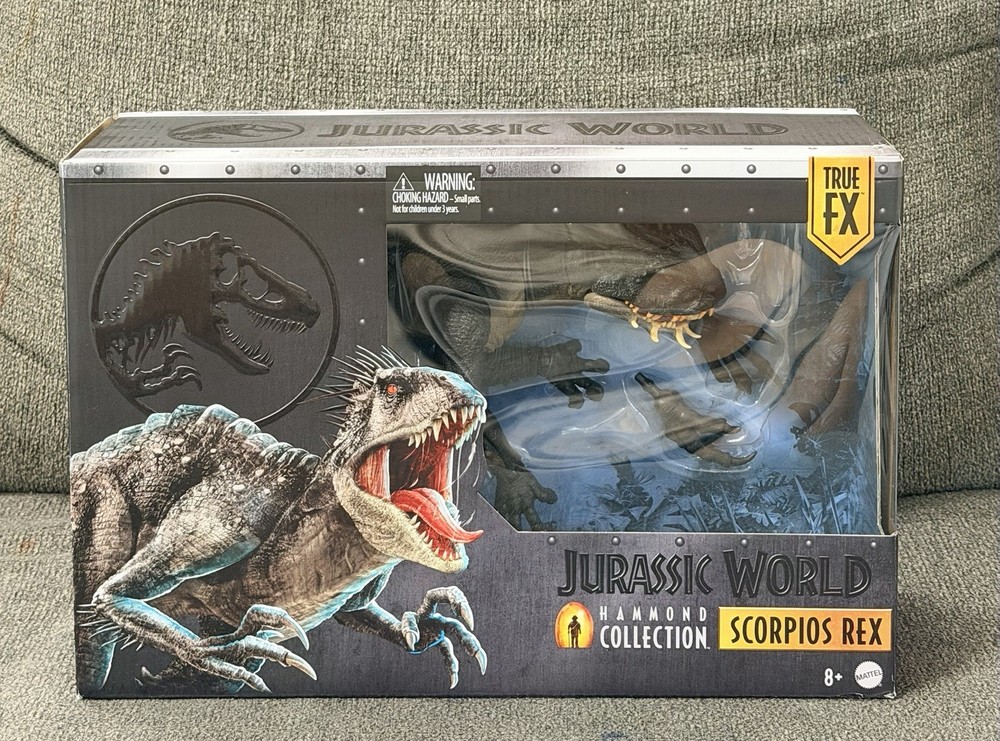 Jurassic World Hammond Collection SCORPIOS REX Dinosaur Figure – IN HAND