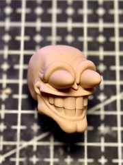 1/12 1/4 1/6 1/18 Unpainted Comics Expression Green Man Head Carved Model Toys