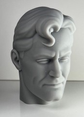 Fleischer Man Custom Action Figure Head 1:9 or 1:6 Mego