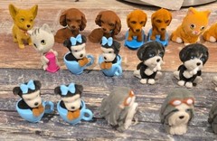 Puppy In My Pocket & Kitty In My Pocket Flocked Figurines Bundle of 21