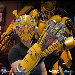 New Killerbody Bumblebee Arm Cannon 1:1 Wearable Gloves Blaster Voice Control