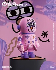 Mega Space Molly 400% Jon Burgerman Pink PUPU