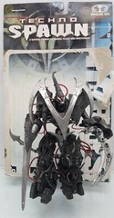 Spawn Techno Cyber Spawn Slashin Action Series 15 Mcfarlane Toys Black Variant