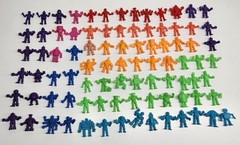 1980’s Lot Of 88 M.U.S.C.L.E Men Vintage Muscle Wrestlers Mixed Colors Free Ship
