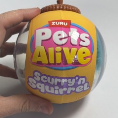 Pets Alive Scurry’n Squirrel by ZURU – TEAL BLUE Brand New Sealed Acorn Ball