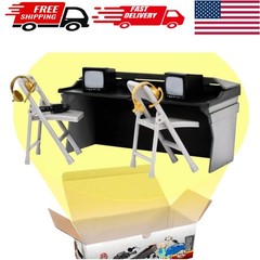 Complete Wrestling Commentator Table & Chairs Playset – No Assembly Required