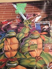 Vintage 1989 TMNT Teenage Mutant Ninja Turtles The Movie Poster Original 16×20