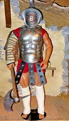 1/6 Scale Custom Kaustic Plastik Gladiator w Metal Armor & Helmet