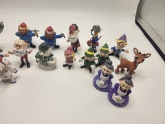 2000-2004 Rudolph The Red Nosed Reindeer & Island Of Misfit Toys PVC Figures