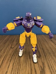 Vikings Football Robot Action Figure 11 in Plastic, Purple/Yellow/White