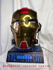 Iron Man Helmet MK17 Cosplay Mask Wearable 1:1 Voice Control Prop English Ver.