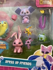 Animal Jam Figures WildWorks Jazwares Plush Tin Sparkle Tiger Dress Up Friends