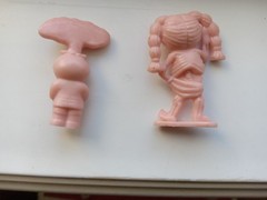 Garbage Pail Kids ADAM BOMB & THIN LYNN (Vintage 1986 Topps) Peach/Salmon Color