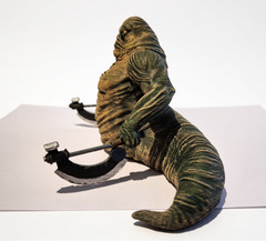 Rotta the Hutt Inspired Figure (The Mandalorian and Grogu) Hand Painted Custom
