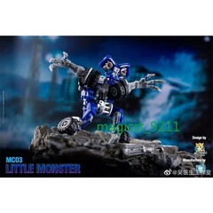 DR.WU Little Monster Action Figure TOY 8CM MC03T Wheelie Trucks Robots PVC/ABS