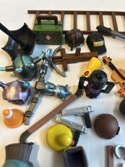Roblox Weapons & Accessories 60 Items Lot Swords Body Parts Pistols Shield Hats