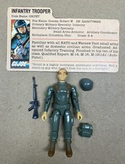GI Joe 1982 Grunt V1 Straight Arm Complete Clean & Tight! Vintage Hasbro ARAH