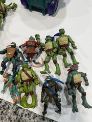 Huge Lot Mixed Teenage Mutant Ninja Turtles TMNT Figures Copters And More!