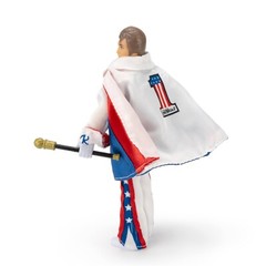 Evel Knievel Deluxe Silver High Jumper Stunt Cycle Extreme Jumps and Tricks