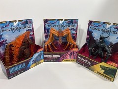MonsterVerse Godzilla x Kong Lot – Titanus Scylla/ Ion Dragon/ Burning Godzilla