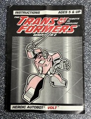 The Transformers Generation 2 – Volt Heroic Autobot – 1993 Transformer w/ Manual