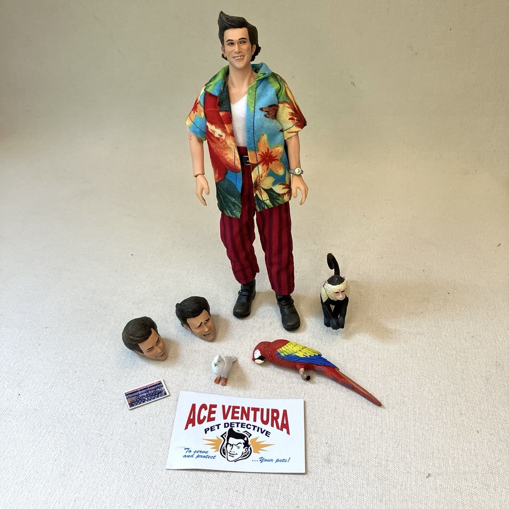 2020 NECA Ace Ventura Pet Detective 8″ Clothed Action Figure Movie Reel Toys OOB