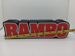 Rambo logo lightbox light box sign for action figure / toy room displays