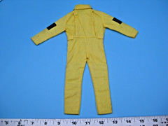 Vtg 1965 AC Gilbert UNCLE Yellow Jumpsuit+Black Helmet for 12″ Action Figure EUC