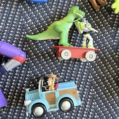 Toy Story Toys Lot Buzz Woody Green Aliens RC Rex Jessie Disney World Ride