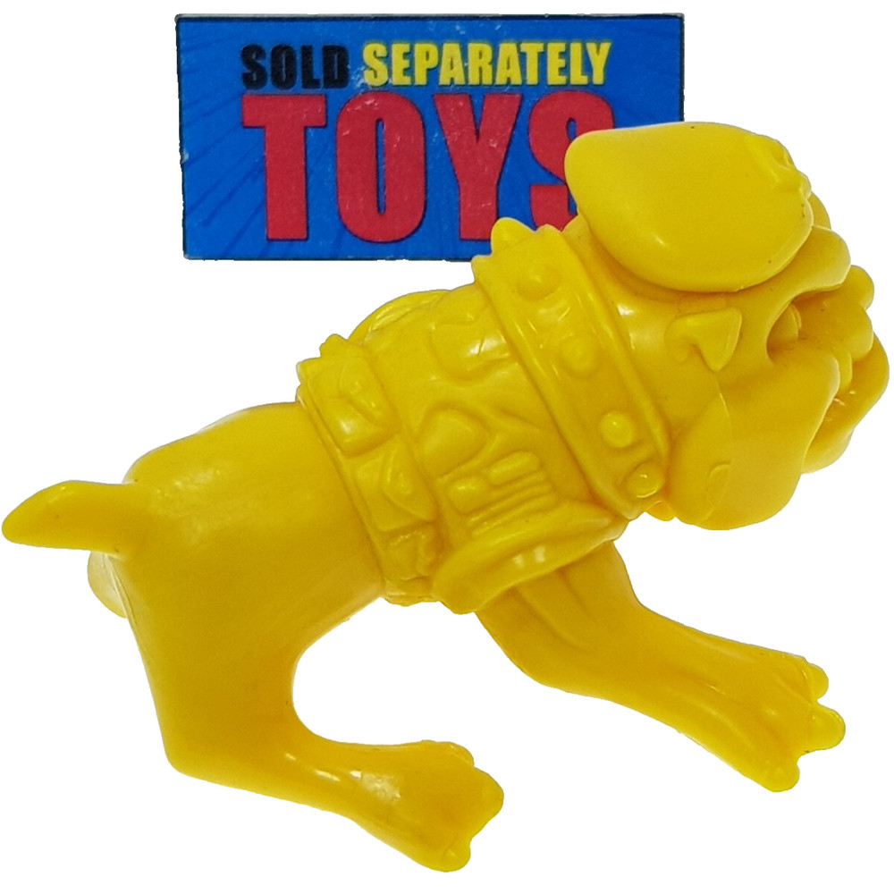 TMNT Raph The Green Teen Beret BITING BULLDOG BUDDY 1991 yellow accessory part