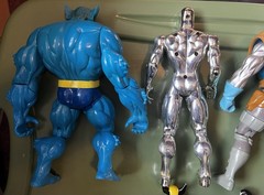 Vintage Marvel Toybiz 10″ Deluxe & 6-7″ Figures Lot of 8 From 90’s LOOK!