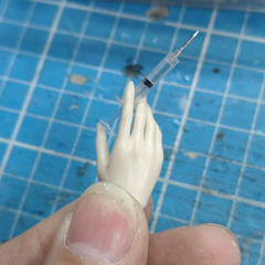 1/6 Soldier woman Injection Syringe Model for 12”action figure ph tbl