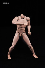 MX02-A 1/6 Scale Europe Skin Male Figure Body Model Toy Fit For Head with Neck