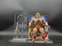 MOTU Vintage He-Man Mini-Comic Acrylic Display stand **No Figure Included**