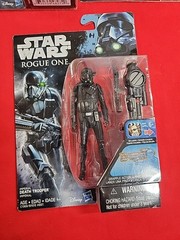 3 Star Wars Rogue 1 Figures Bodhi Rook, K-250, Death Trooper