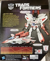 HASBRO TRANSFORMERS GENERATIONS LEADER CLASS- JETFIRE -THRILLING 30, Decal upgrd