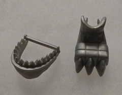Vtg Playmates Primal Rage Sauron Foot & JAW Armor Weapon Accessory Parts