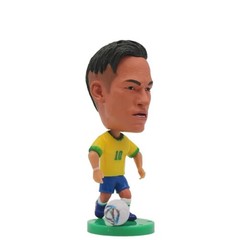 Brazil Football 6.5cm Height Resin Activity Soccer Dolls Figure Toys