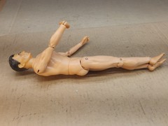 Ideal Captain Action Figure 12″ Plastic circa 1966 in Uniform