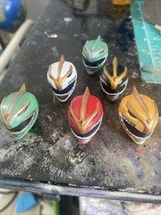 Lightning Collection Golden Luck Dragon Helmet Custom (Resized)