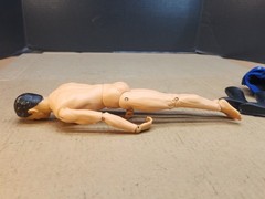 Ideal Captain Action Figure 12″ Plastic circa 1966 in Uniform