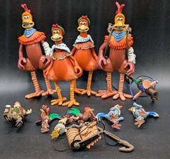 2000 Chicken Run Action Figures Lot of 10 DreamWorks Aardman Movie Toys
