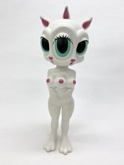 Ron English Bunnny Rabbbit White Version HAND SIGNED