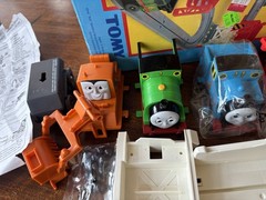 2005 Thomas & Friends Big Loader Train Playset TOMY Complete W/Box Excellent!
