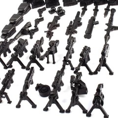 Military Toy Set 83 Piece Guns Pistols Body Armor Hat Belt Accessories for Role