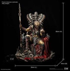 XM STUDIOS 1/3 Supreme Scale Predator King Throne H80cm Collectible Statue Model
