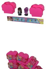 Barbie Squishy Pops Series 1 Heart Capsule Blind Mini Figure Toy Lot – (6 Random